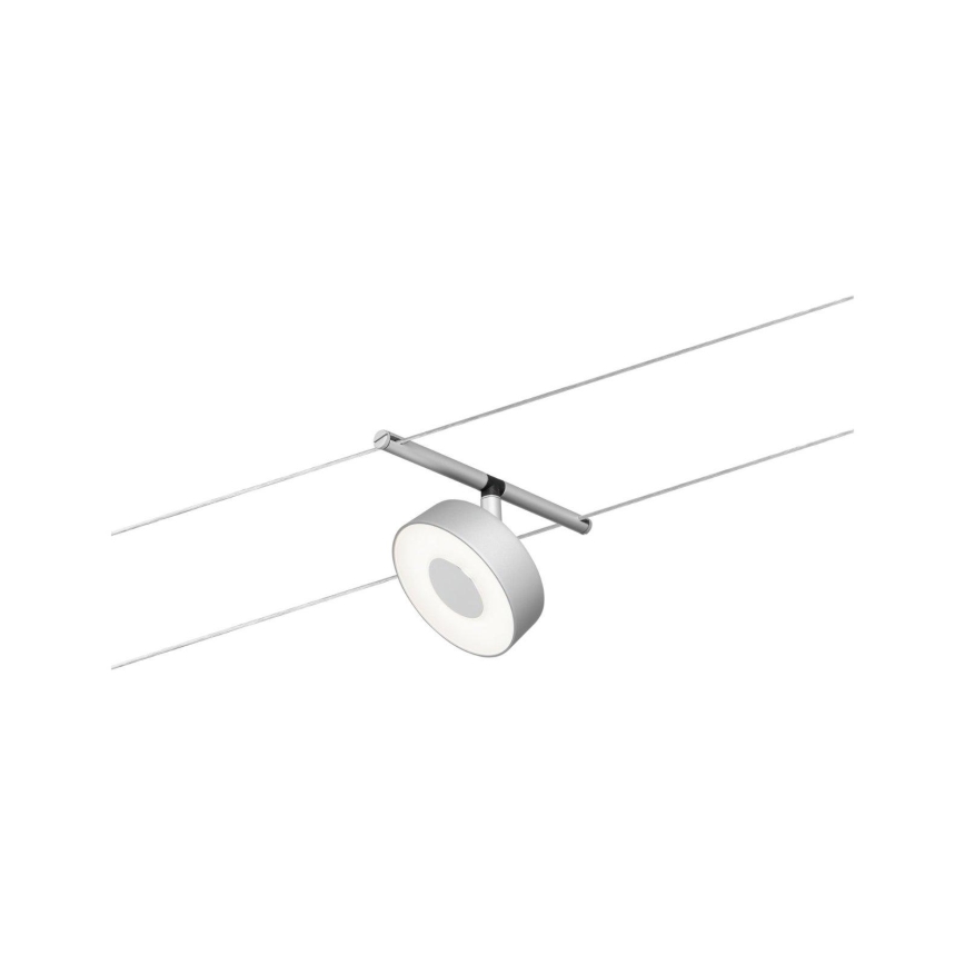 Paulmann 94475 - Zestaw 5xLED/5W kompletny system linkowy CIRCLE 230V matowy chrom