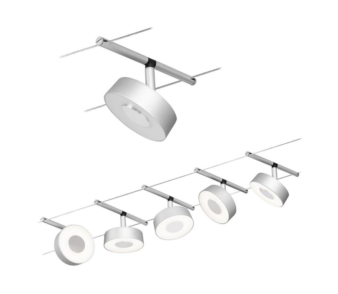 Paulmann 94475 - ZESTAW 5xLED/5W Oświetlenie punktowe CIRCLE 230V matowy chrom