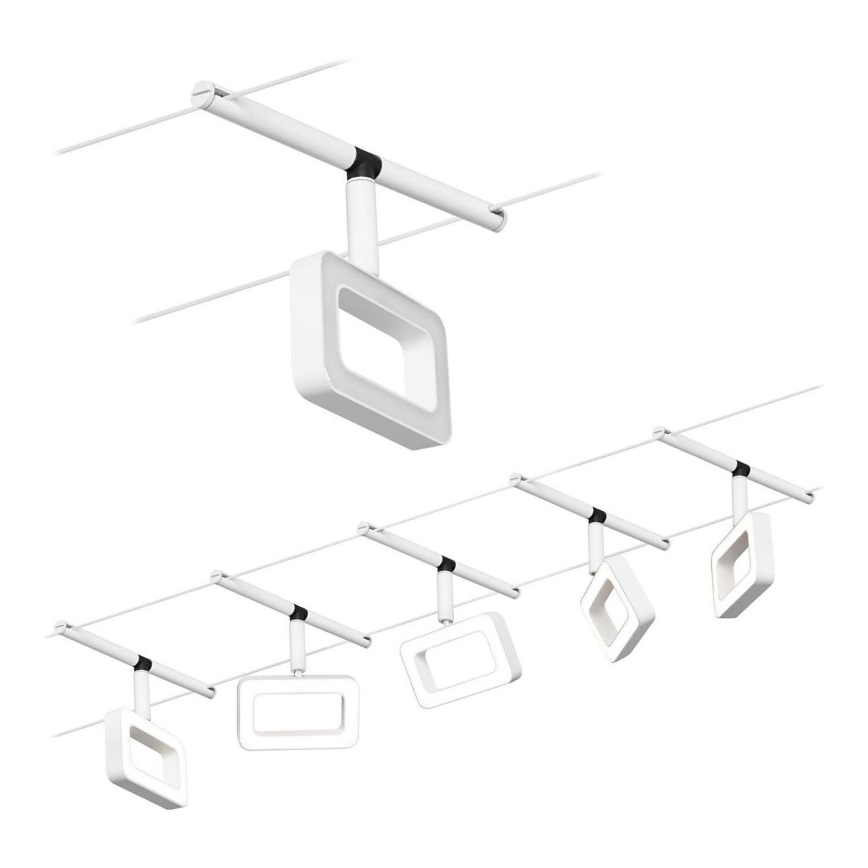 Paulmann 94483 - ZESTAW 5xLED/4,8W Oświetlenie punktowe do systemu szynowego FRAME 230V białe