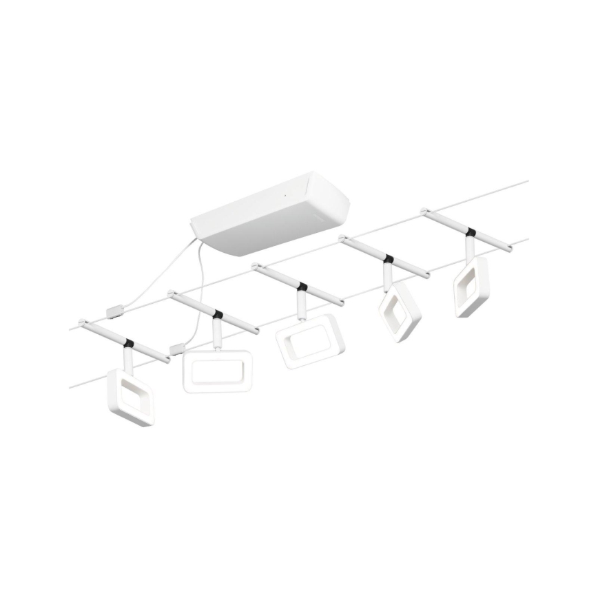 Paulmann 94483 - ZESTAW 5xLED/4,8W Oświetlenie punktowe do systemu szynowego FRAME 230V białe