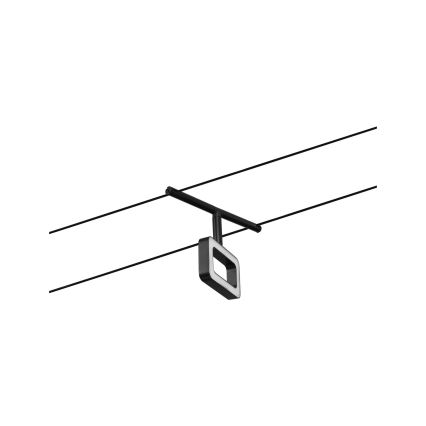 Paulmann 94485 - ZESTAW 5xLED/4,8W Kompletny system linkowy FRAME 230V czarny