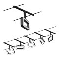 Paulmann 94485 - ZESTAW 5xLED/4,8W Oświetlenie punktowe do systemu szynowego FRAME 230V czarne