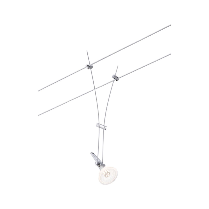 Paulmann 94487 - 1xGU5,3/50W Oprawa punktowa do systemu linkowego COMET 230V matowy chrom