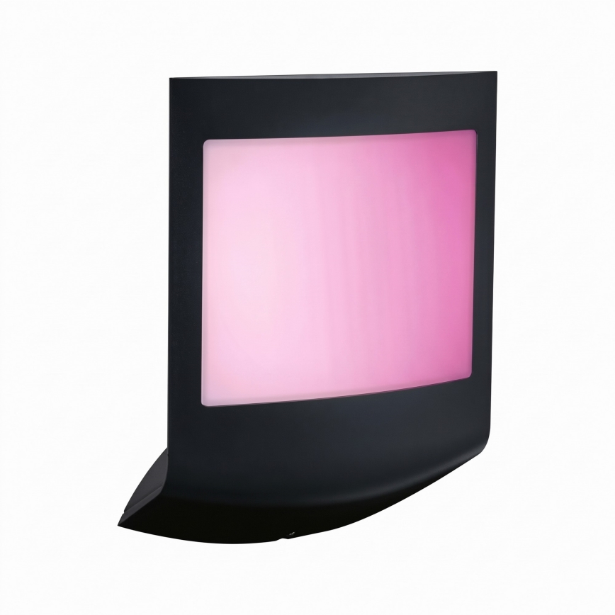 Paulmann 94513 - RGBW LED/8,2W IP44 Ściemnialna zewnętrzna oprawa ścienna z czujnikiem ruchu i zmierzchu PADEA 230V antracyt