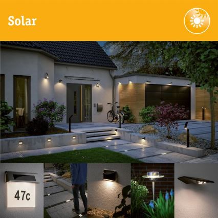 Paulmann 94578 - LED/0,1W IP67 Solarna oprawa wpuszczana DOMENIC 1,2V 1500 mAh