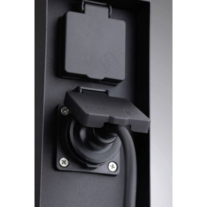 Paulmann 94657 - Zewnętrzny słupek zasilający RIO 2Z SCHUKO 230V IP44