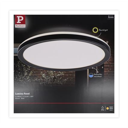 Paulmann 94660 - LED/14,5W IP44 Oświetlenie zewnętrzne LAMINA 230V czarny