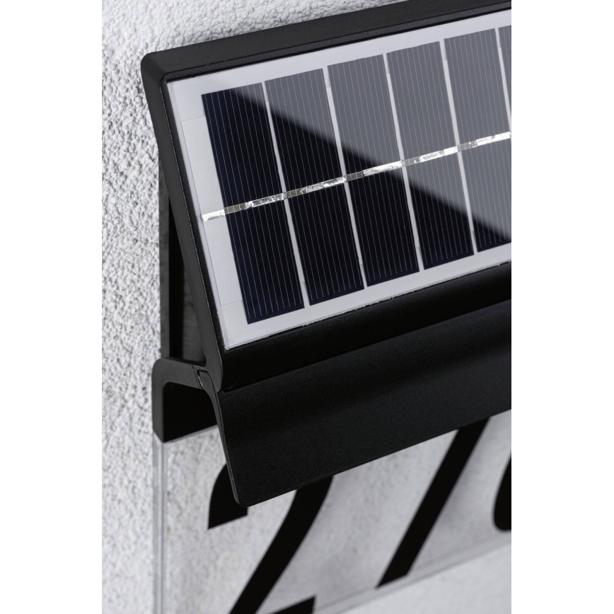 Paulmann 94694 - LED/0,2W IP44 Solarny numer domu NEDA 3,7V 1800 mAh