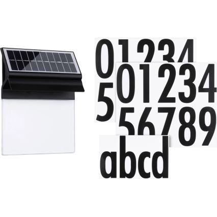 Paulmann 94694 - LED/0,2W IP44 Solarny numer domu NEDA 3,7V 1800 mAh