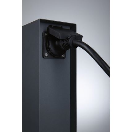 Paulmann 94700 - Zewnętrzny słupek zasilający RIO 2Z SCHUKO 230V IP44
