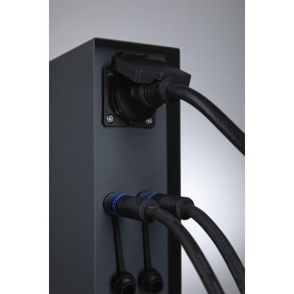 Paulmann 94700 - Zewnętrzny słupek zasilający RIO 2Z SCHUKO 230V IP44