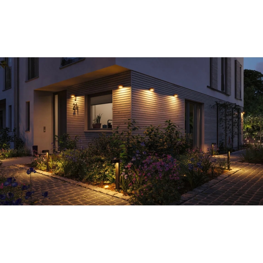 Paulmann 94713 - LED/6W IP44 Kinkiet zewnętrzny CAPERA 230V