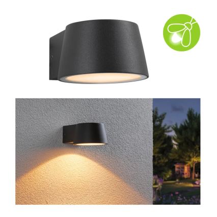 Paulmann 94713 - LED/6W IP44 Kinkiet zewnętrzny CAPERA 230V
