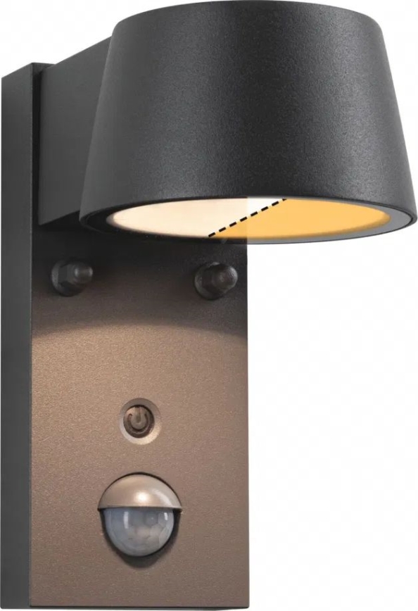 Paulmann 94714 - LED/6W IP44 Kinkiet zewnętrzny z czujnikiem CAPERA 230V 2200/3000K