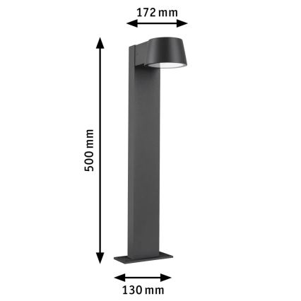 Paulmann 94715 - LED/6W IP44 Lampa zewnętrzna CAPERA 230V
