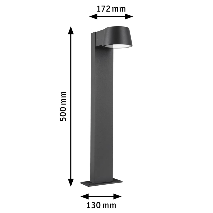 Paulmann 94715 - LED/6W IP44 Lampa zewnętrzna CAPERA 230V