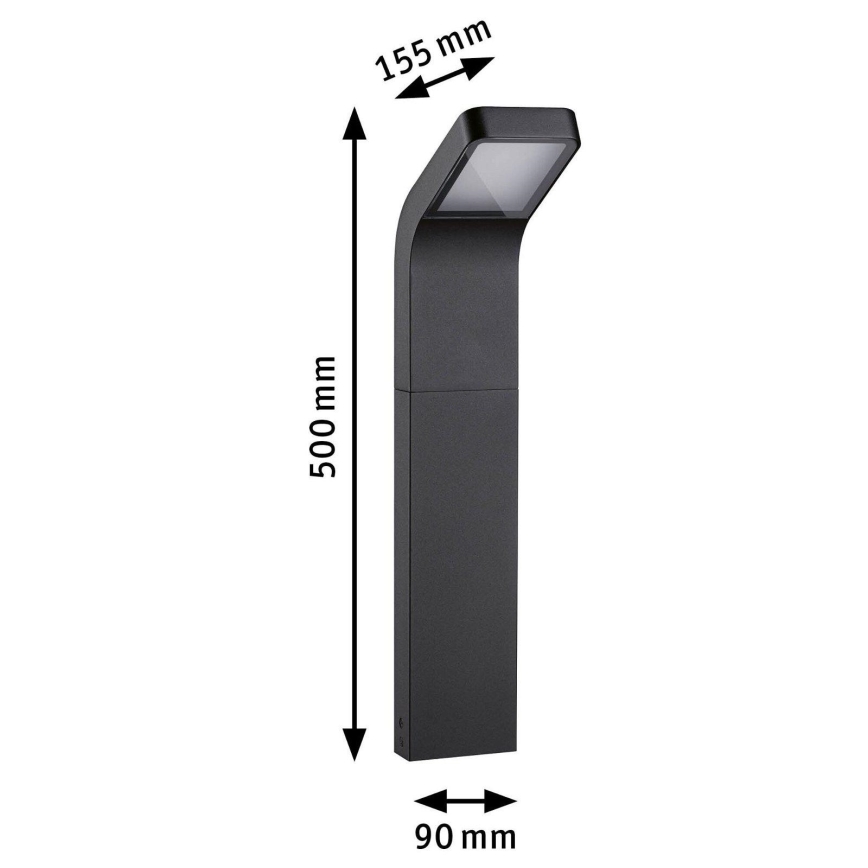 Paulmann 94746 - LED/7,5W IP44 Lampa zewnętrzna KULMA 230V