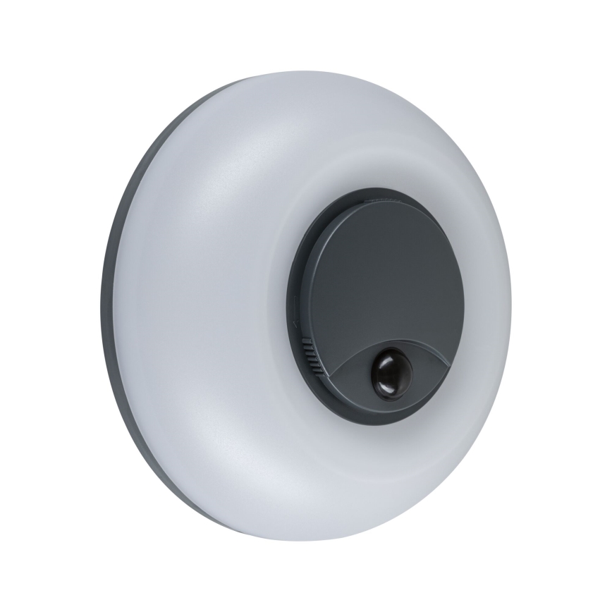 Paulmann 94956 - LED/20,5W IP65 Ściemnialny zewnętrzny kinkiet z czujnikiem ruchu i zmierzchu AUREVA 230V 2200/3000/4000K antracyt