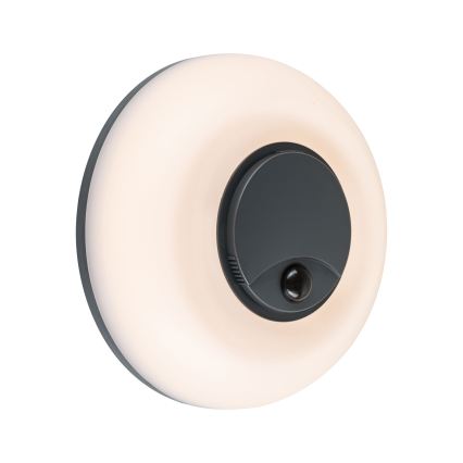 Paulmann 94956 - LED/20,5W IP65 Ściemnialny zewnętrzny kinkiet z czujnikiem ruchu i zmierzchu AUREVA 230V 2200/3000/4000K antracyt