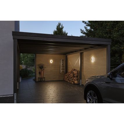 Paulmann 94957 - LED/18,5W IP65 ściemnialny zewnętrzny kinkiet ELUNOR 230V 2200/3000/4000K antracyt