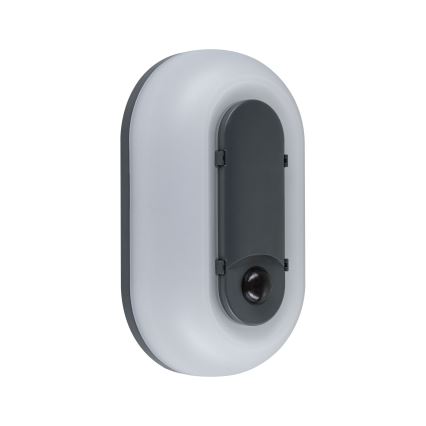 Paulmann 94958 - LED/18,5W IP65 Ściemnialna zewnętrzna oprawa ścienna z czujnikiem ruchu i zmierzchu ELUNOR 230V 2200/3000/4000K antracyt