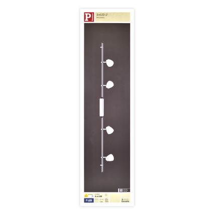Paulmann 95196 - 4xLED/4W Oświetlenie punktowe ICE 230V
