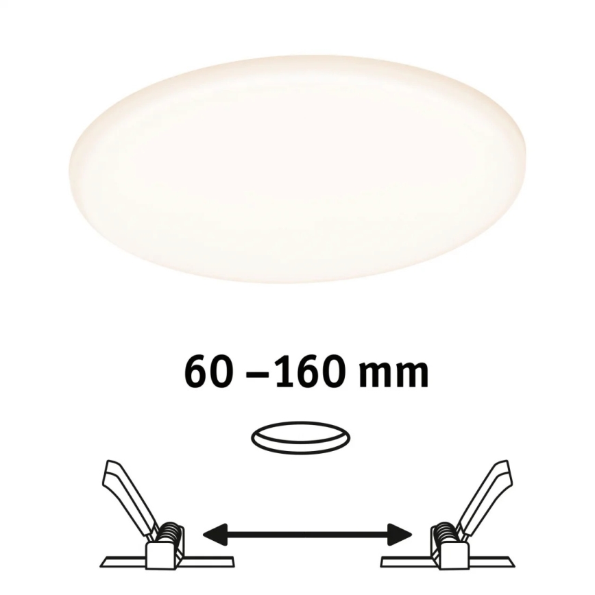 Paulmann 95386 - LED/15W IP44 Regulowane natynkowe oświetlenie łazienkowe SMART VELUNA 230V