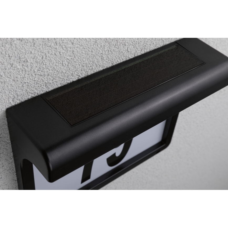 Paulmann 95388 - LED/0,05W IP44 Solarny numer domu z czujnikiem DAYTON 1,2V 600 mAh