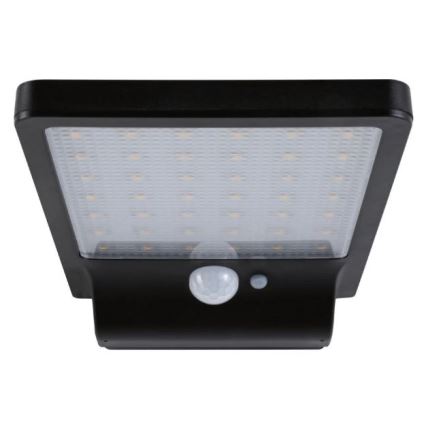 Paulmann 95393 - LED/4W IP44 Ściemnialna lampa solarna ścienna z czujnikiem SOLVEIG 3,7V