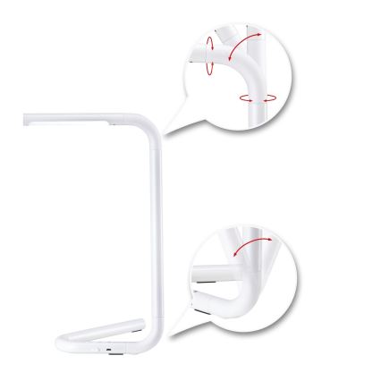 Paulmann 95423 - LED/4,5W Regulowana dotykowa lampa stołowa FLEXLINK 5V/USB 4400 mAh biała