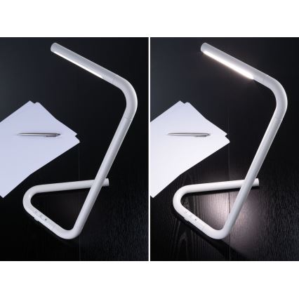 Paulmann 95423 - LED/4,5W Regulowana dotykowa lampa stołowa FLEXLINK 5V/USB 4400 mAh biała