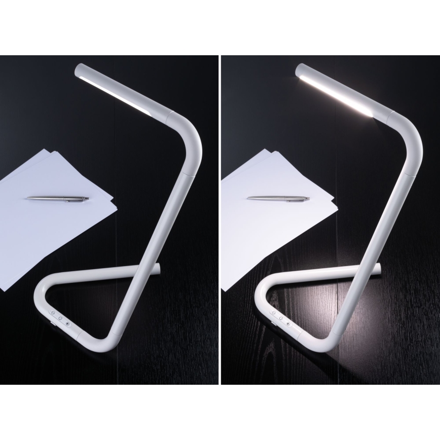 Paulmann 95423 - LED/4,5W Regulowana dotykowa lampa stołowa FLEXLINK 5V/USB 4400 mAh biała