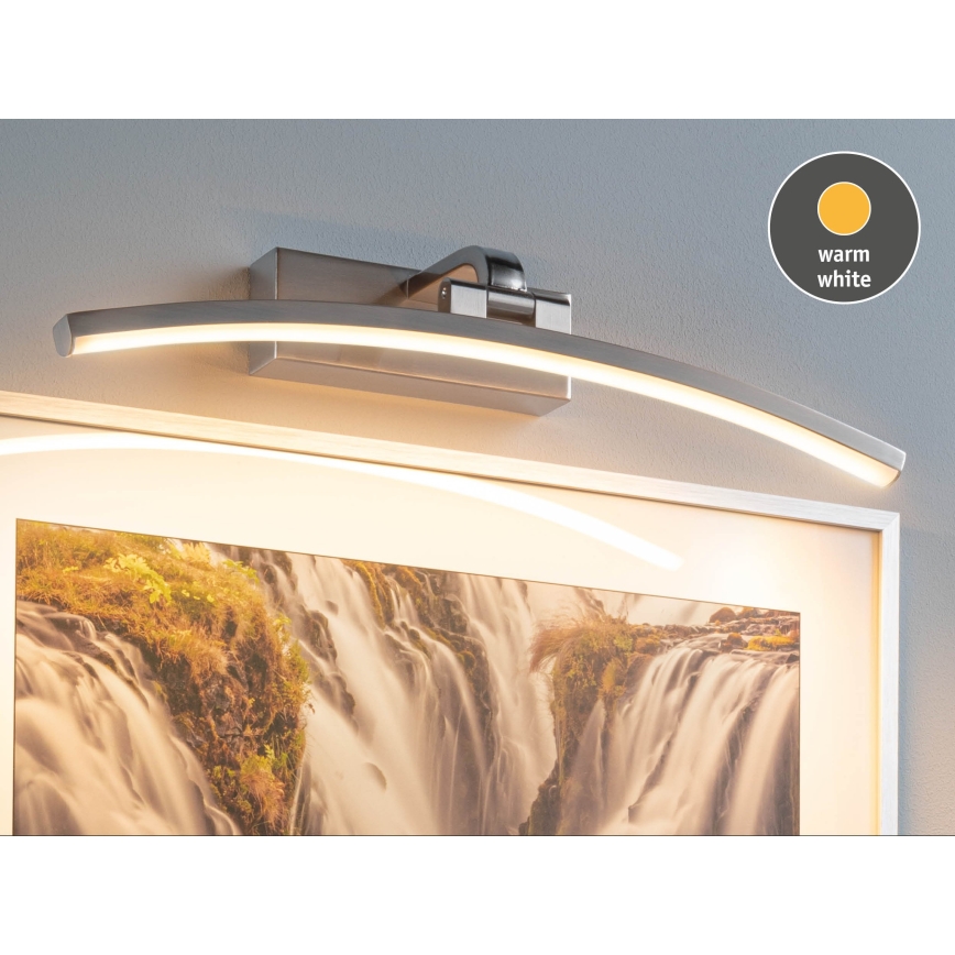 Paulmann 95557 - LED/8,5W Oprawa do obrazów BENTO 230V 40 cm matowy chrom