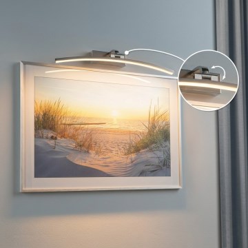 Paulmann 95558 - Lampa do obrazów LED/10W BENTO 230V 50 cm matowy chrom