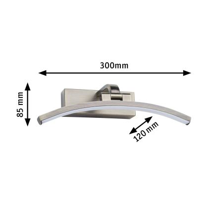 Paulmann 95559 - LED/6W Lampa do obrazów BENTO 230V 30 cm mosiądz