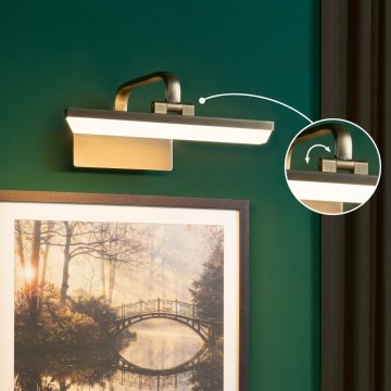 Paulmann 95568 - LED/6W Lampa do obrazów RENAN 230V 30 cm mosiądz