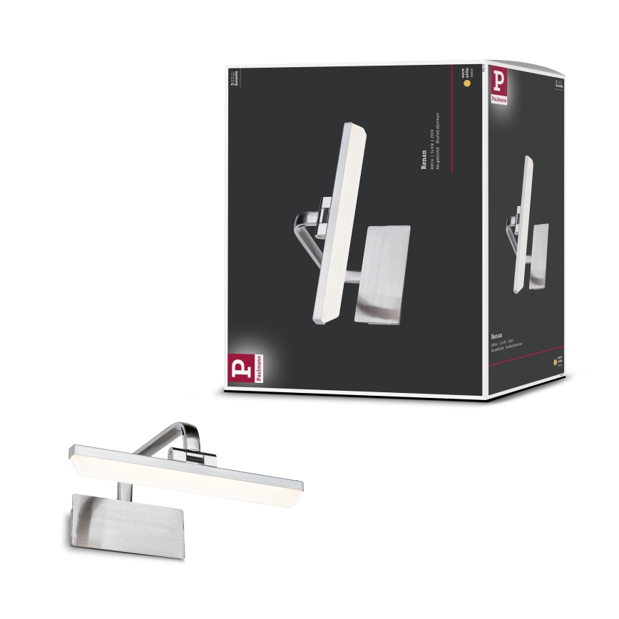 Paulmann 95571 - LED/6W Lampa do obrazów RENAN 230V 30 cm matowy chrom