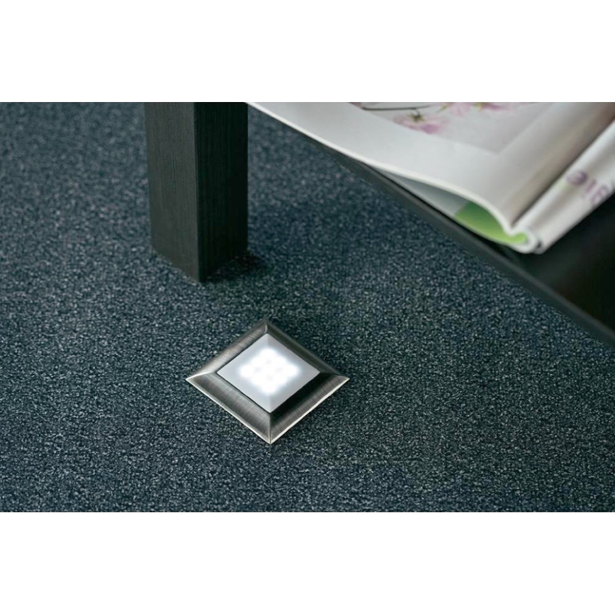 Paulmann 98862_98860 - SET 3x LED Oprawy podłogowe  UPDOWNLIGHT QUADRO 3xLED/1W