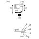 Paulmann 98892 - Rozszerzenie SET 5X LED/0,16W IP67 Zewnętrzna oprawa wpuszczana MICRO 12V