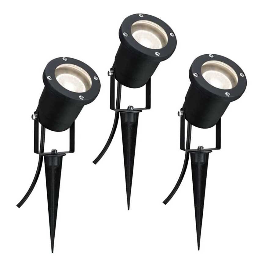 Paulmann 98897 - ZESTAW 3xLED GU10/3,5W IP65 Lampa zewnętrzna 230V