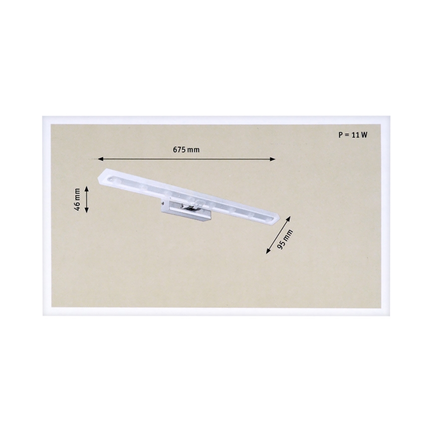 Paulmann 99899 - LED Kinkiet galeryjka LED/9,5W/230V