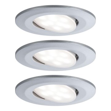 Paulmann 99933 - ZESTAW 3x LED/5,2W IP65 Ściemnialna oprawa sufitowa do łazienki 230V