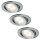 Paulmann - Nice Price 3893 - ZESTAW 3x LED Oprawa wpuszczana EBL 3xLED/3W/230V