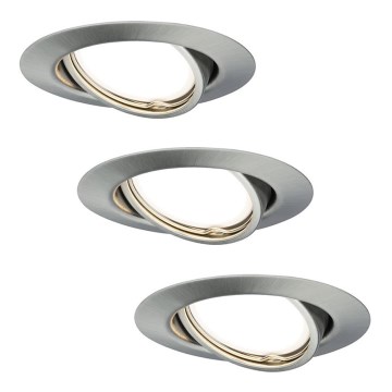 Paulmann - Nice Price 3959 - ZESTAW 3xLED-GU10/3W Oprawa wpuszczana 230V