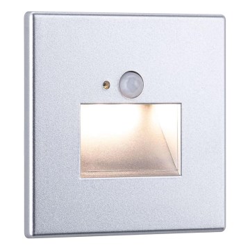 Paulmann  93134 - LED/1,2W Oświetlenie schodowe z czujnikiem EDGE 230V matowy chrom