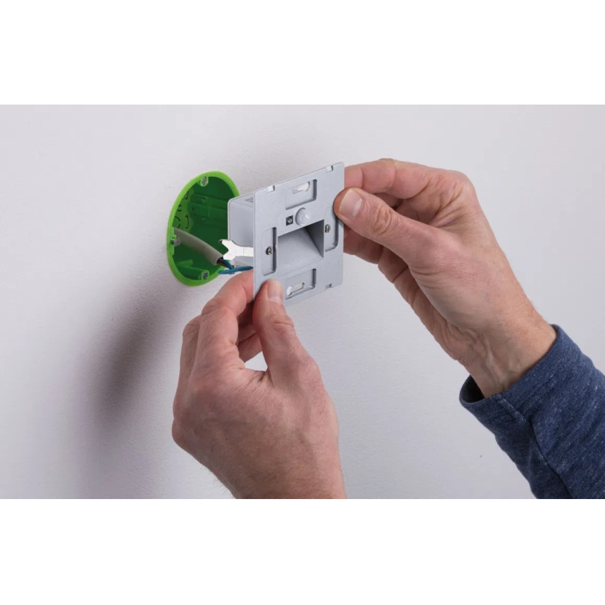 Paulmann  93135 - LED/1,2W Oświetlenie schodowe z czujnikiem EDGE 230V czarne