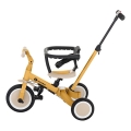 PETITE&MARS - Dziecięcy rowerek trójkołowy 5w1 TURBO Intense Ochre