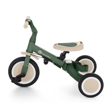 PETITE&MARS - Dziecięcy rowerek trójkołowy 5w1 TURBO Misty Green