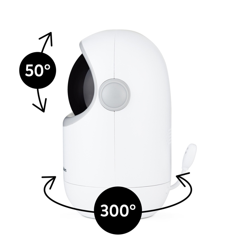 PETITE&MARS - Elektroniczna niania z monitorem EVE 5.0 3,8V 3050 mAh