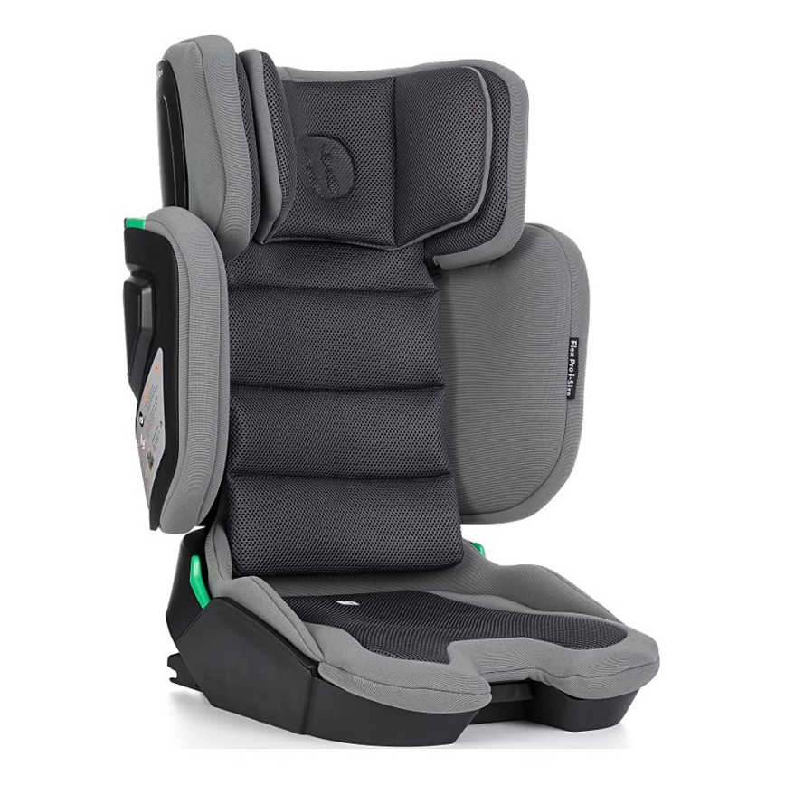 PETITE&MARS - Fotelik samochodowy FLEX PRO i-Size 100-150 cm (15-36 kg) szary